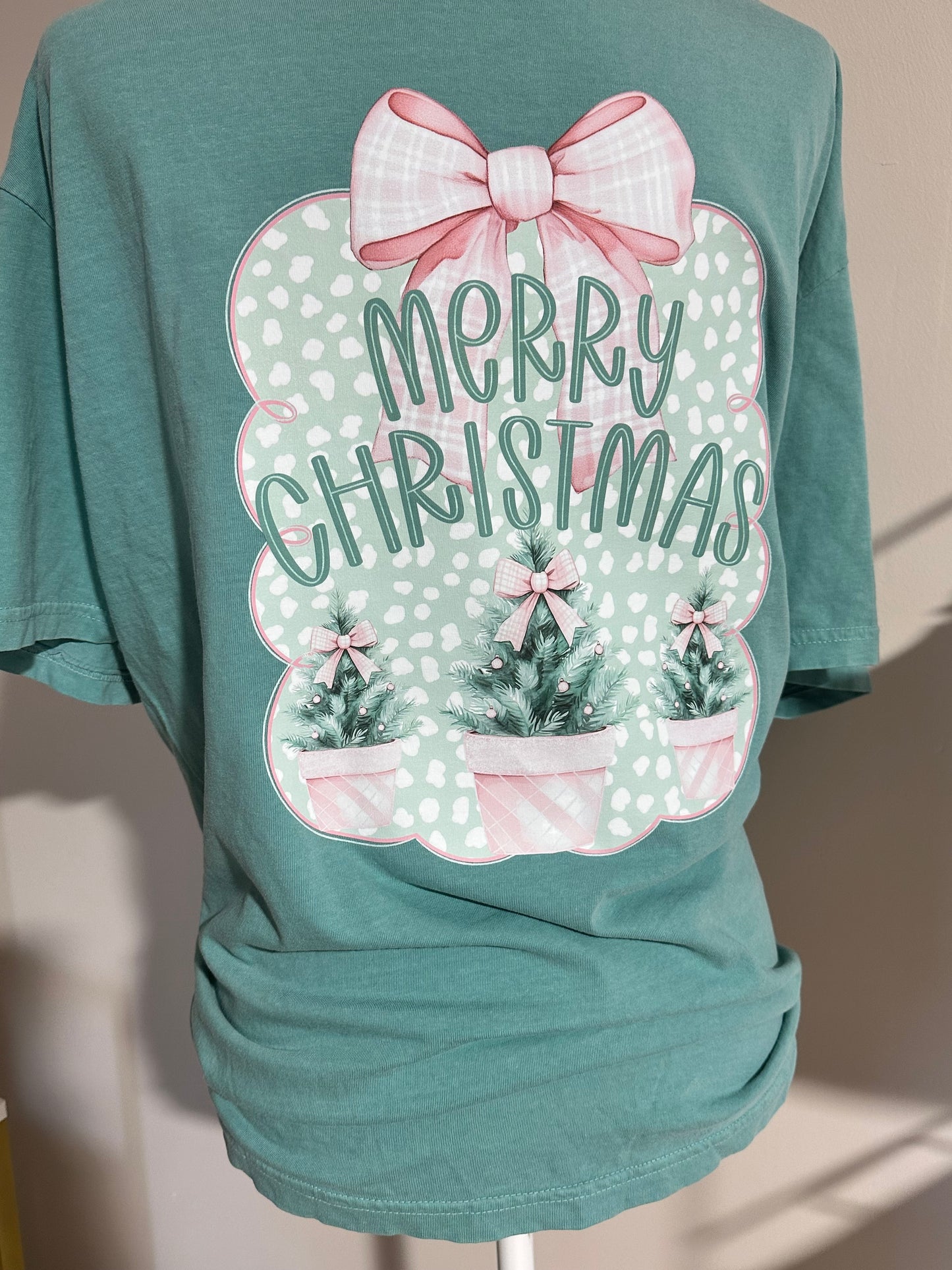 Merry Christmas with Bow Tshirt